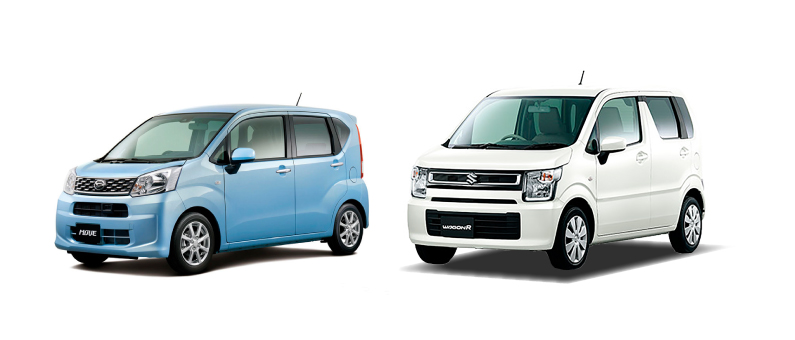 ワゴンR、ムーヴ等